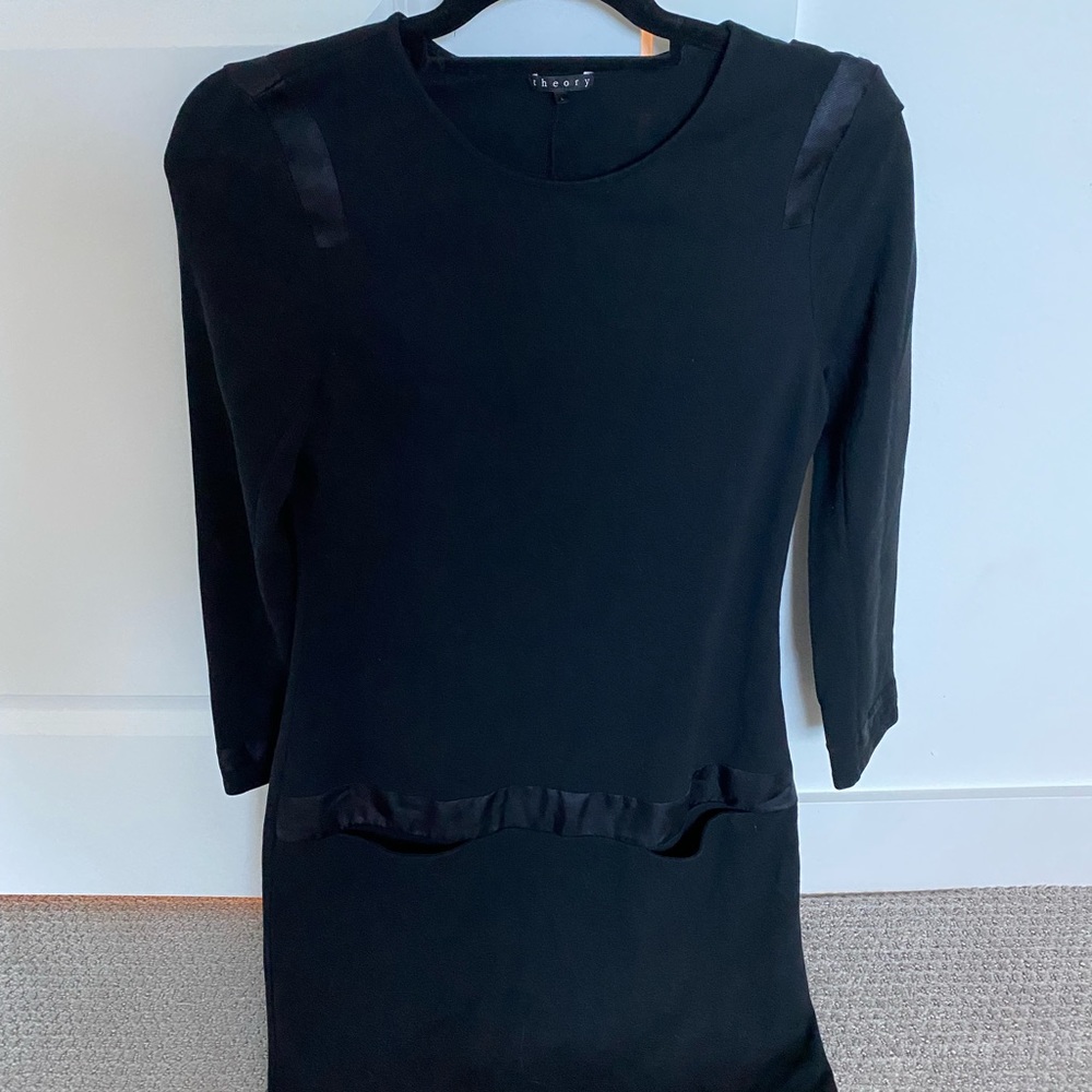 Theory black dress - large